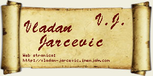 Vladan Jarčević vizit kartica